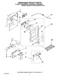 Diagram for 08 - Dispenser Front Parts