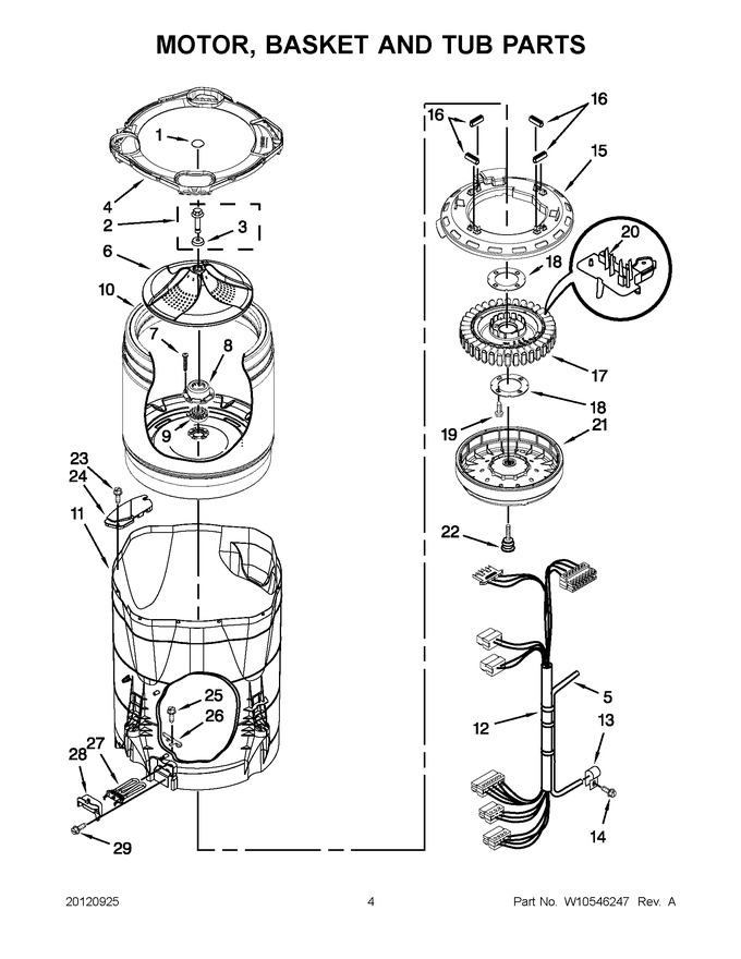 Diagram for 7MMVWB950AG0