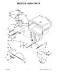 Diagram for 06 - Freezer Liner Parts