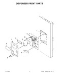 Diagram for 09 - Dispenser Front Parts