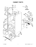 Diagram for 01 - Cabinet Parts