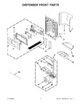 Diagram for 08 - Dispenser Front Parts