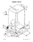 Diagram for 01 - Cabinet Parts