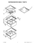 Diagram for 03 - Refrigerator Shelf Parts