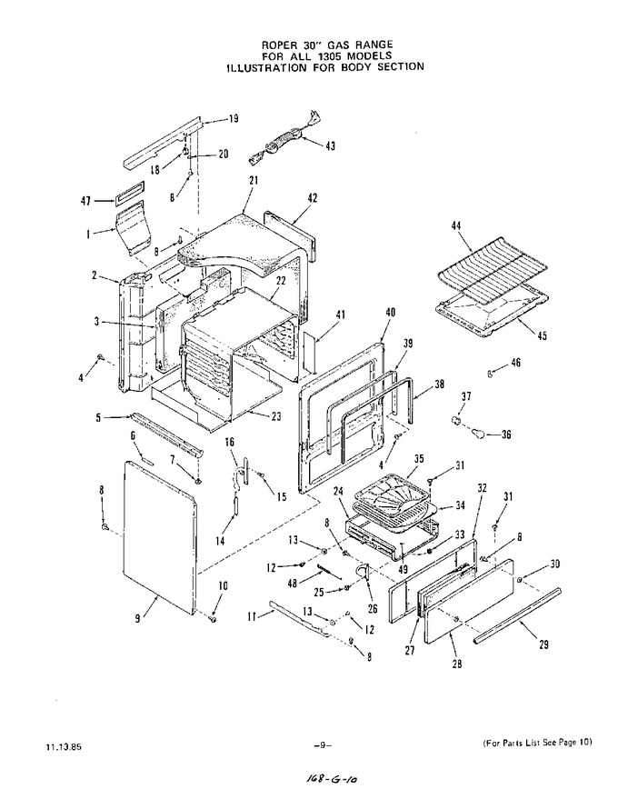 Diagram for 1305W2A