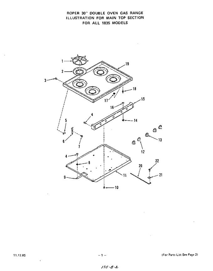 Diagram for 1835W1A