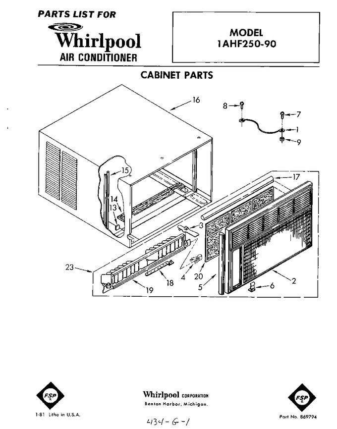 Diagram for 1AHF25090