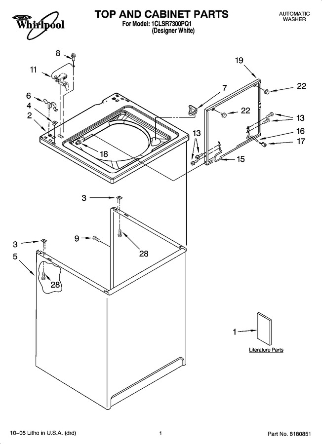 Diagram for 1CLSR7300PQ1