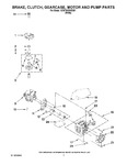 Diagram for 04 - Brake, Clutch, Gearcase, Motor And Pump Parts