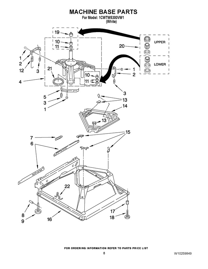 Diagram for 1CWTW5300VW1