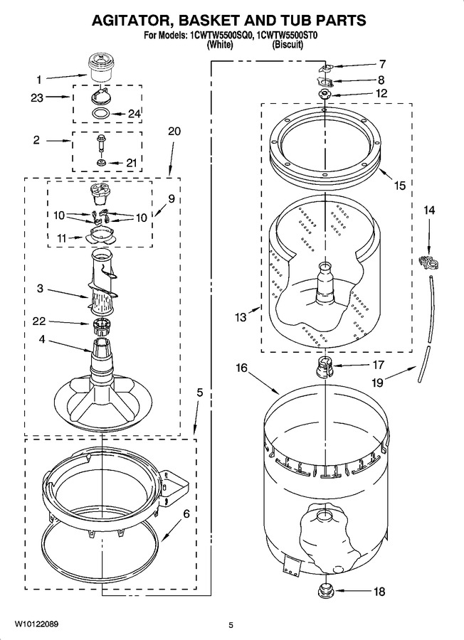 Diagram for 1CWTW5500SQ0