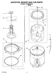 Diagram for 03 - Agitator, Basket And Tub Parts