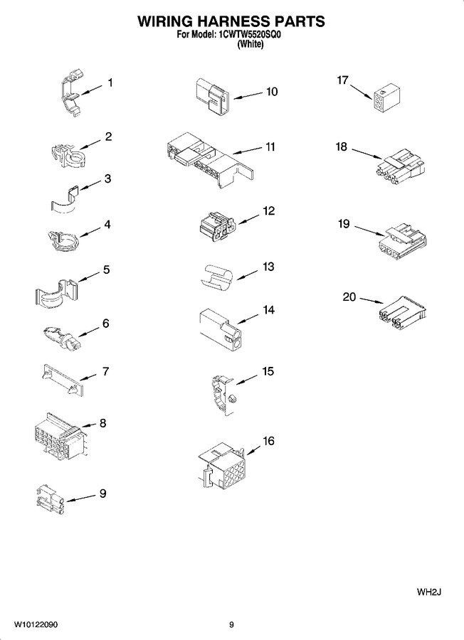 Diagram for 1CWTW5520SQ0