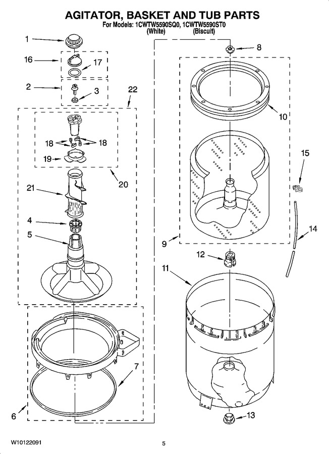 Diagram for 1CWTW5590SQ0