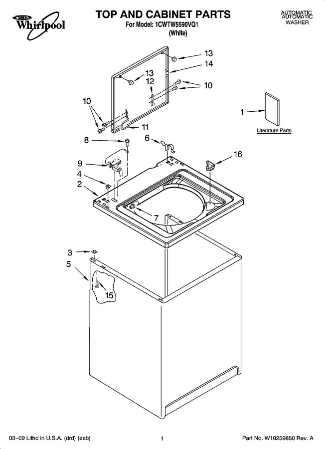 Diagram for 1CWTW5590VQ1