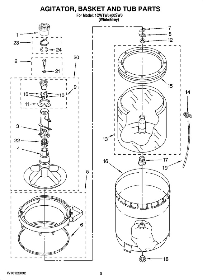 Diagram for 1CWTW5700SW0