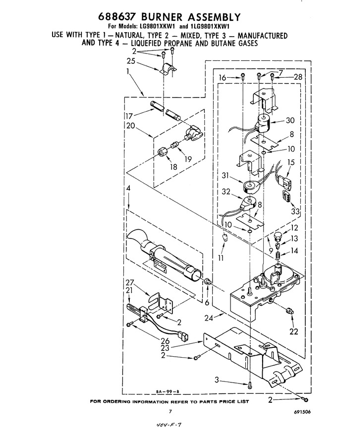 Diagram for LG9801XKW1