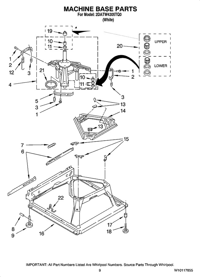 Diagram for 2DATW4305TQ0