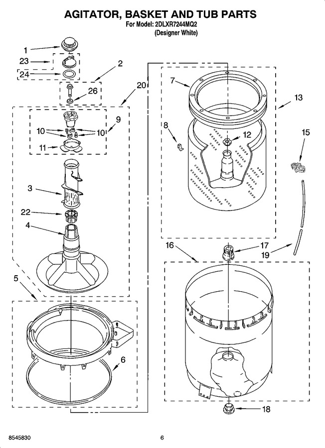 Diagram for 2DLXR7244MQ2