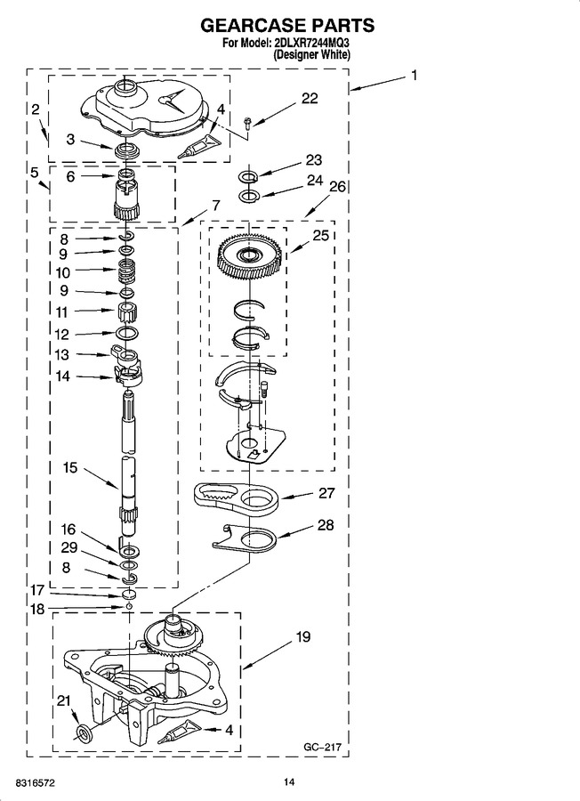 Diagram for 2DLXR7244MQ3