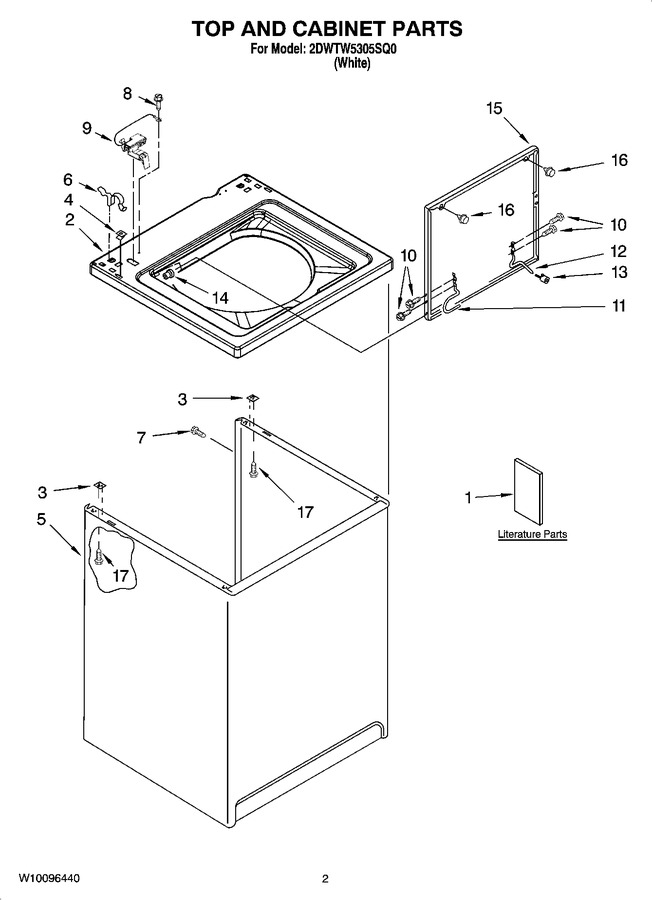 Diagram for 2DWTW5305SQ0