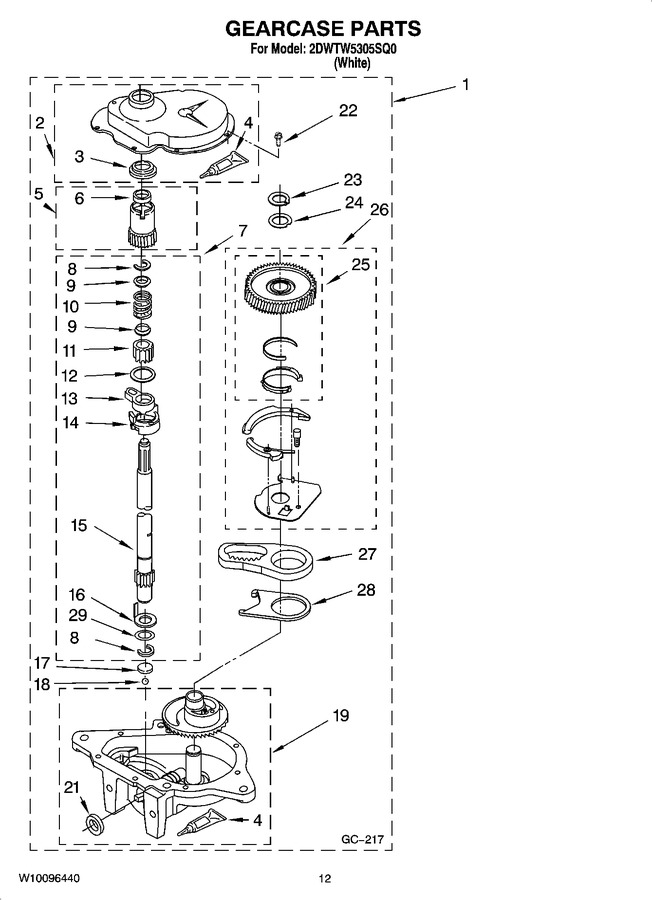 Diagram for 2DWTW5305SQ0