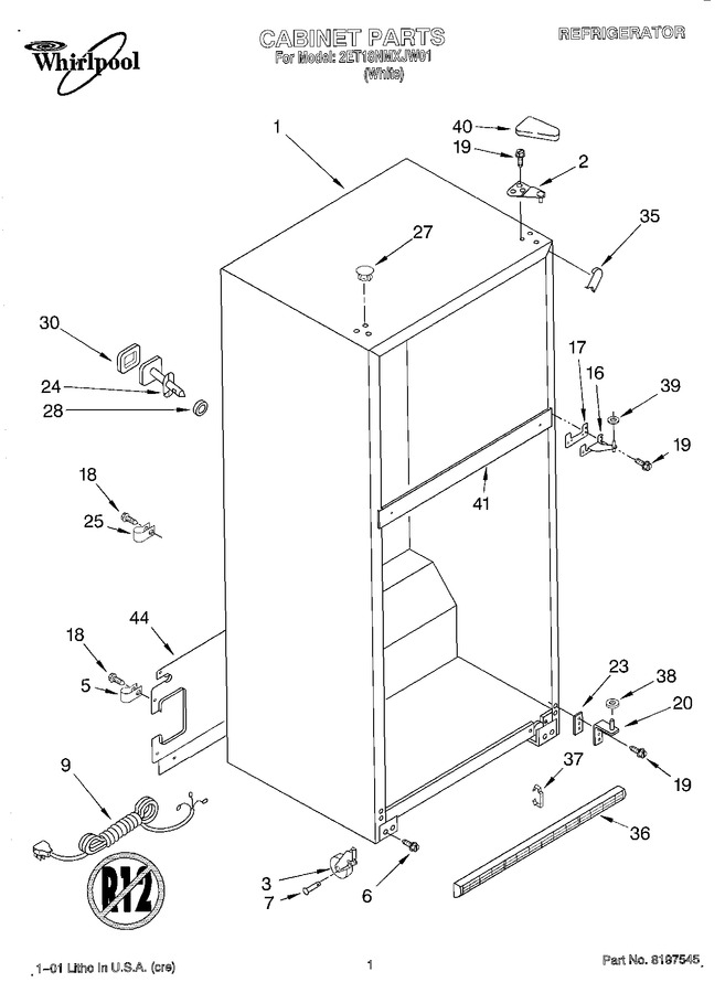 Diagram for 2ET18NMXJW01