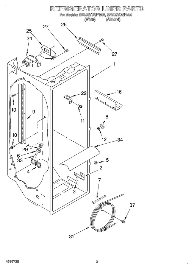 Diagram for 2VGD27DQFW00