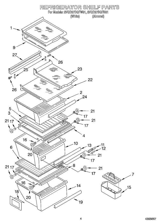 Diagram for 2VGD27DQFW01