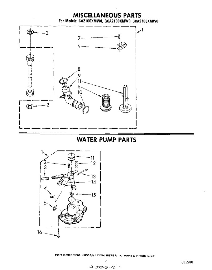 Diagram for CA2100XMW0