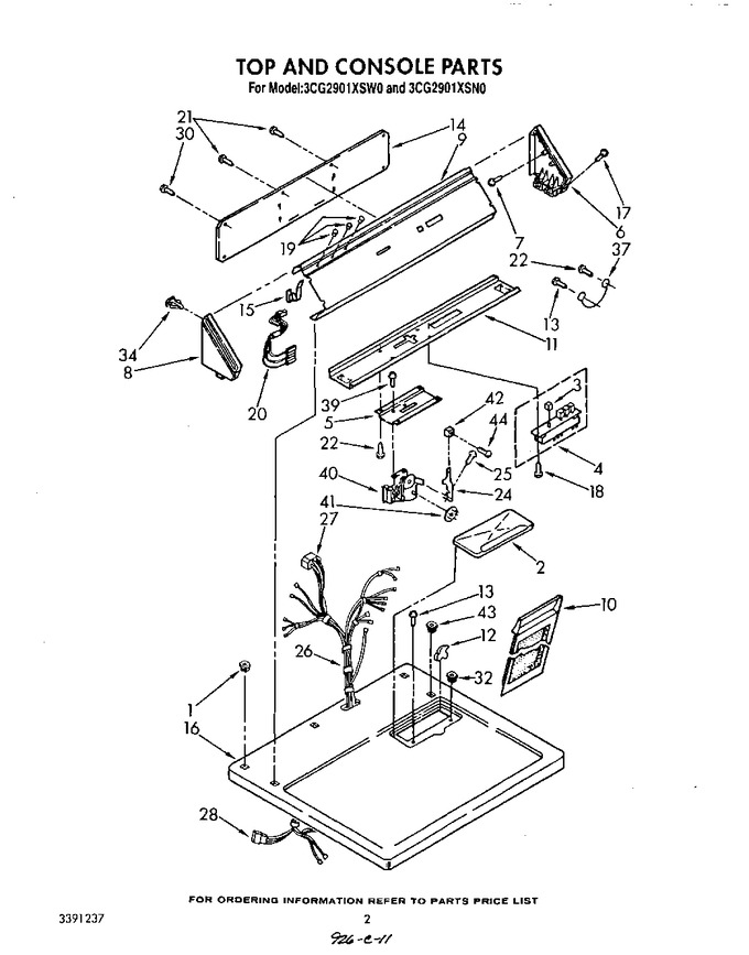 Diagram for 3CG2901XSN0