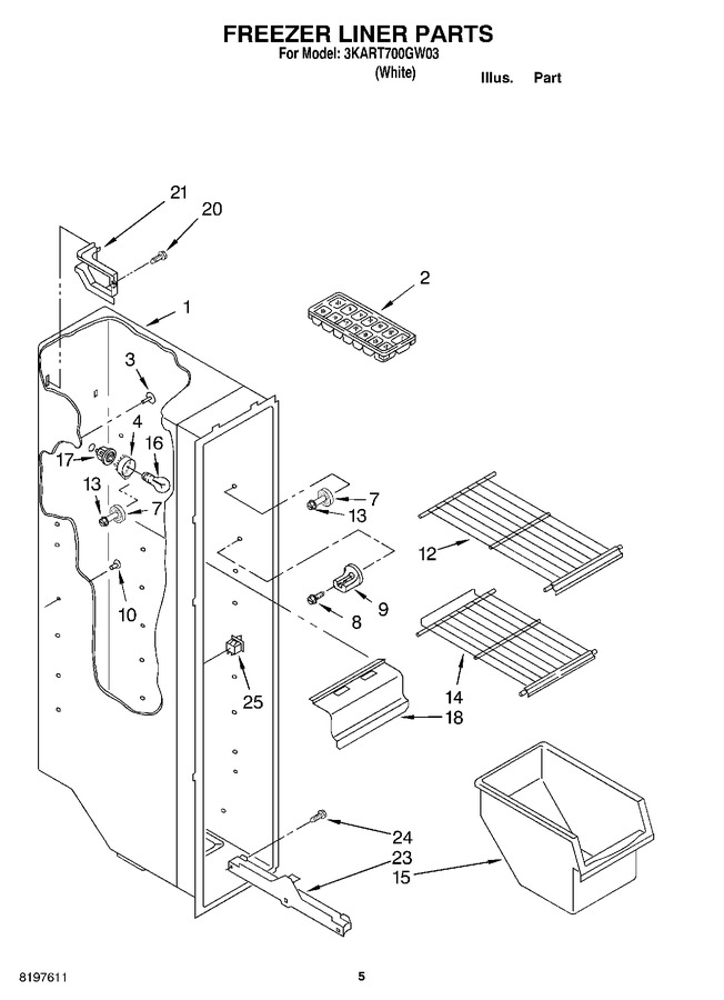 Diagram for 3KART700GW03