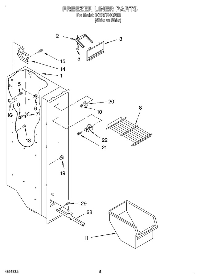 Diagram for 3KART730GW00