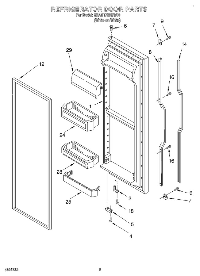 Diagram for 3KART730GW00