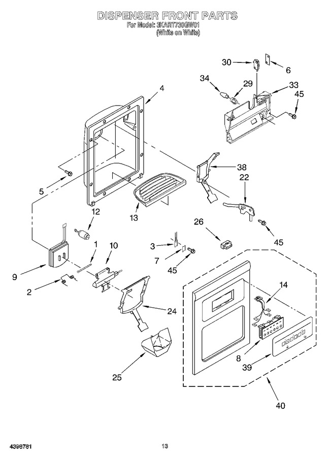 Diagram for 3KART730GW01