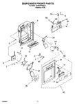 Diagram for 07 - Dispenser Front Parts