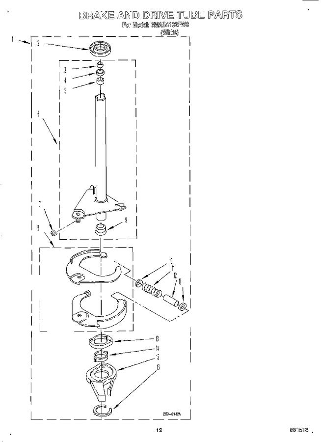 Diagram for 3MAS1432FW0