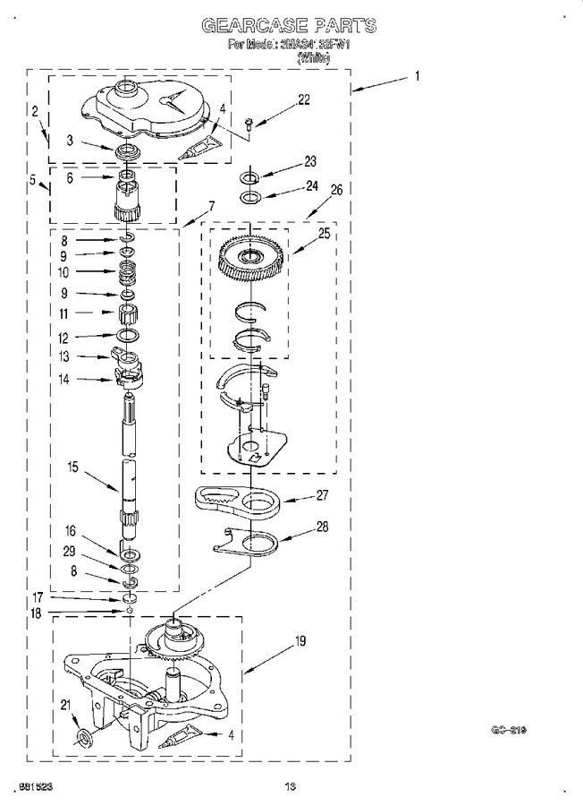 Diagram for 3MAS1432FW1