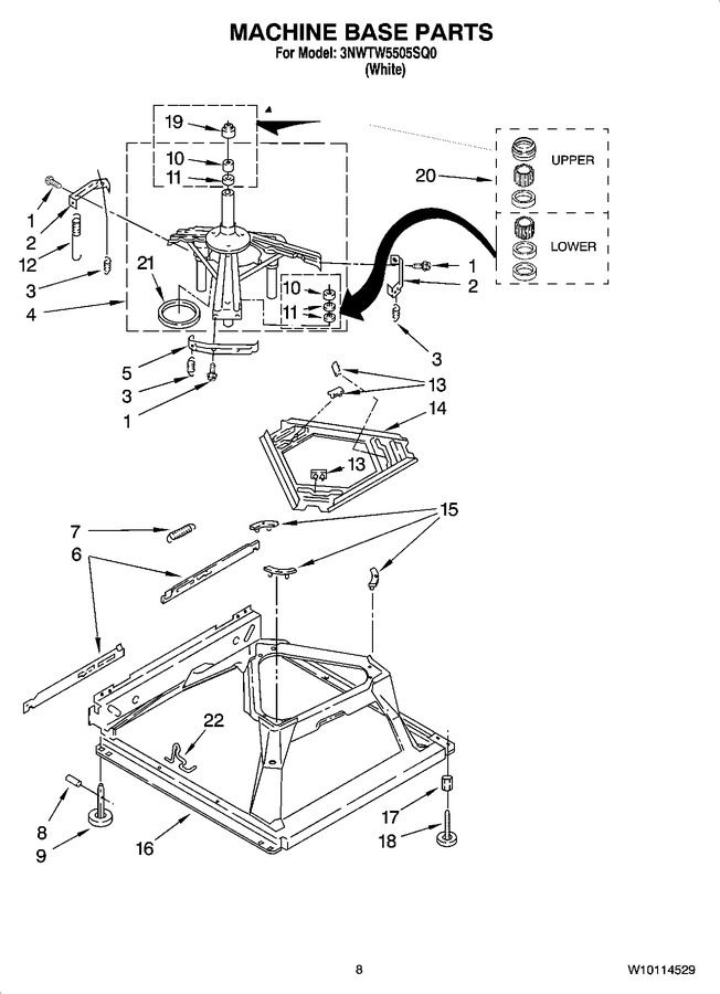 Diagram for 3NWTW5505SQ0