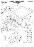 Diagram for 01 - Top And Console Parts