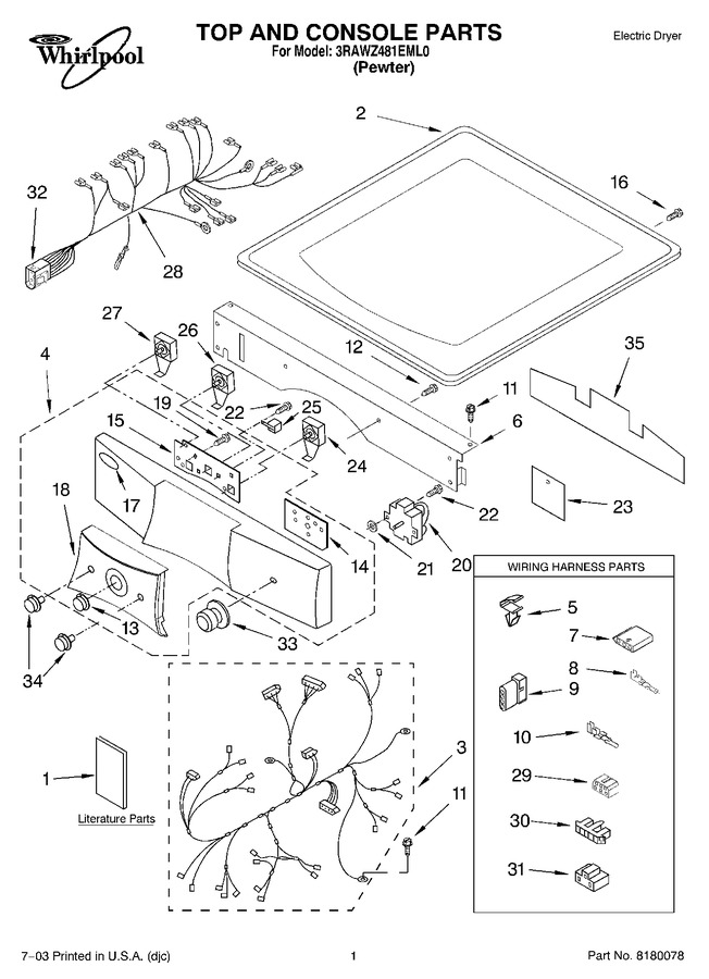 Diagram for 3RAWZ481EML0