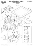 Diagram for 01 - Top And Console Parts