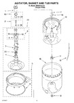 Diagram for 03 - Agitator, Basket And Tub Parts