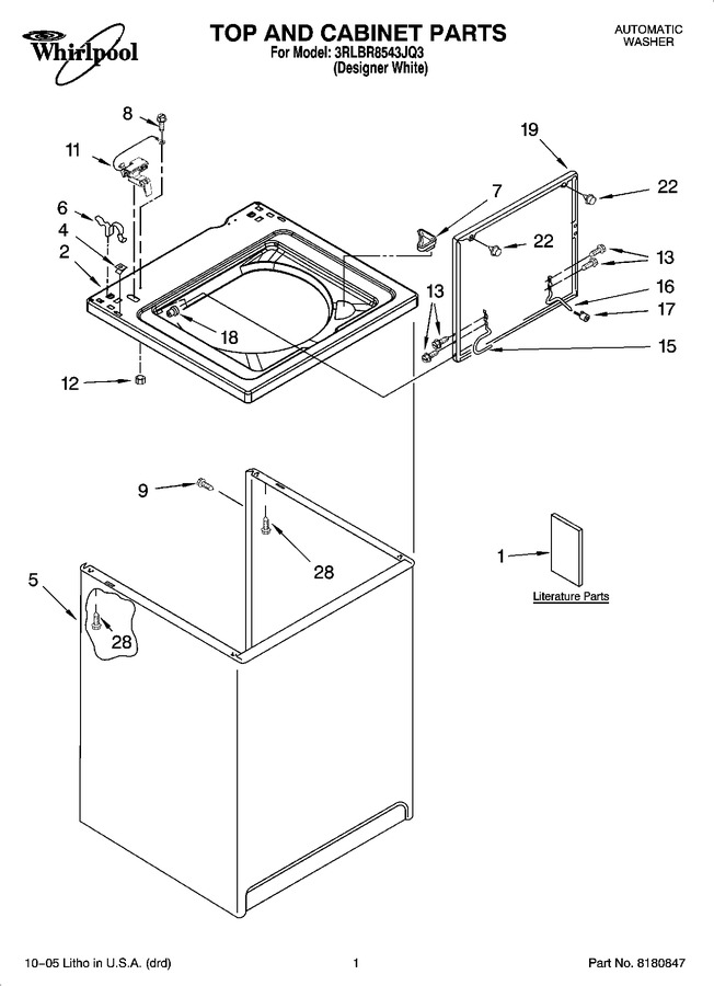 Diagram for 3RLBR8543JQ3