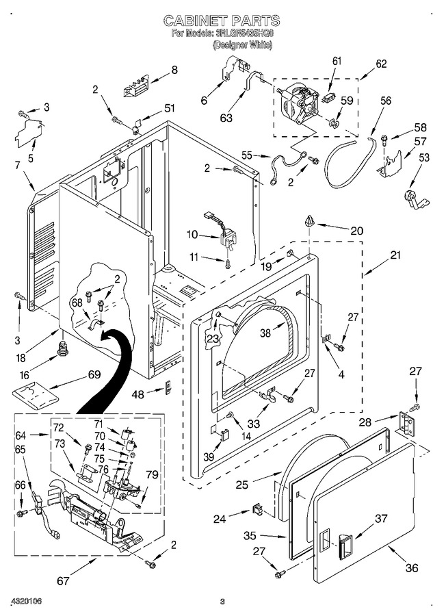 Diagram for 3RLGR5435HQ0