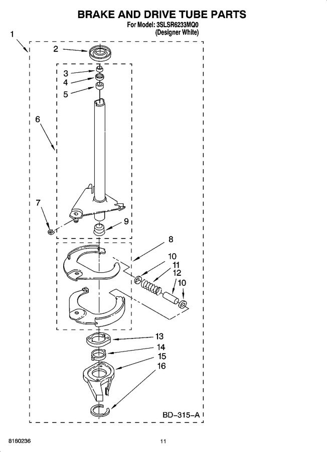 Diagram for 3SLSR6233MQ0