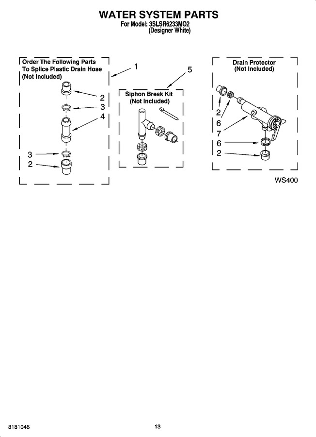 Diagram for 3SLSR6233MQ2