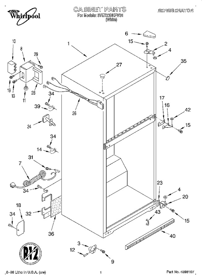 Diagram for 3VET20DKFW01