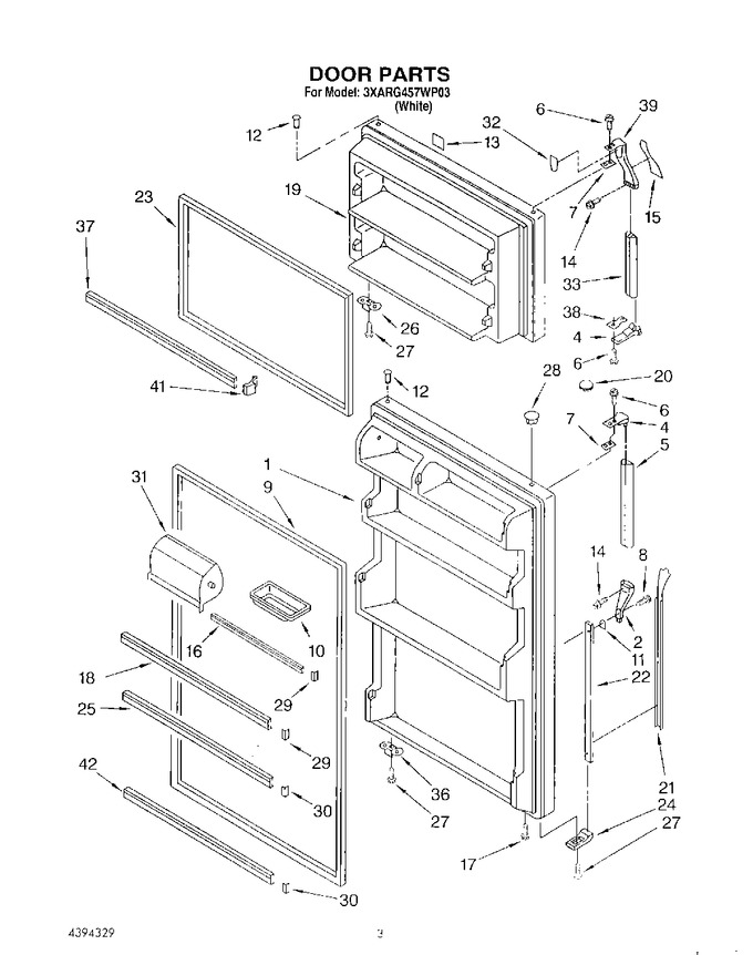 Diagram for 3XARG457WP03