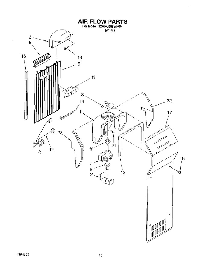 Diagram for 3XARG458WP00